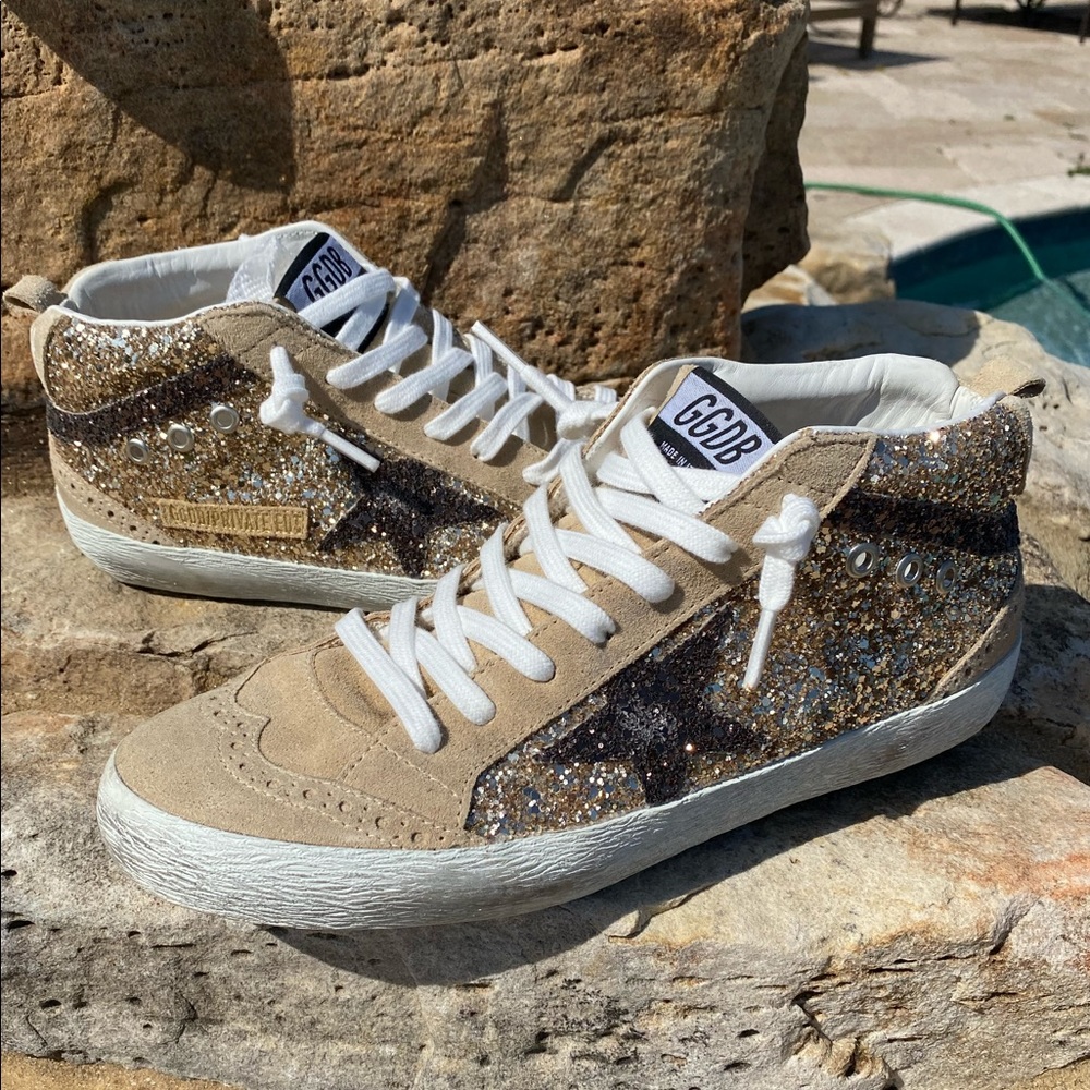 🌟Gorgeous Golden Goose Glitter Midstars 39🌟